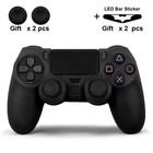 1pc Wireless Bluetooth Controller Gamepad Playstation 4 Ps4 Black Case