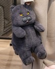 British Shorthair Cat 12 Inch Stuffed Animal Plush Toys Toddler Doll Kids Gifts