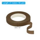 3pcs Floral Tape 1 2  X 30 Yard Flower Wrap Adhesive Tape For Wrapping  Coffee