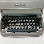 Vintage Remington Typewriter Standard Manual Portable 1956 Elite Steel Usa