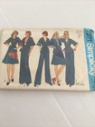 1970s Simplicity 7271 Sewing Pattern Wrap Jacket Skirt Pants Size 10 Bust 32