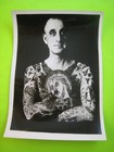 Vintage Mid-1900s Kobel Photo  Tattooed Man   Nice  T-424 Paul Rino