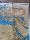 Vintage C 1950 South African Airways Route Map - Hortors Ltd - Bilingual Edition