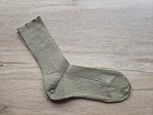 Vintage 1940 s Nos Deluxe Hosiery 100  Virgin Wool Socks Mens Khaki Size 10