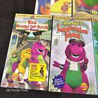 Vtg Barney   Friends Sealed Vhs Tapes Lot Of 8 Brand New Sing Dance Home Video