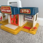Vintage 1986 Fisher Price Little People Little Mart  2580 Playset Only Rare Vgc