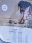 Snuggle Me Lounger Curve Lite Portable Pink Infant Baby Lounger