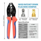 Ratchet Wire Crimping And Stripping Tool For Spark Plug Wires Crimping Tool