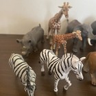 Vintage Lot Of 18 Schleich   Safari Ltd  African Wild Animals Lions Elephants