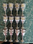 Gorham Chantilly Silverplate Goblets Yc1340 Set Of 12