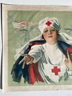 1918 Original Wwi Red Cross Nurse Poster By Harrison Fisher