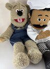 Lot Of Silly Puppets Silly Bear   Luigi Chef Full Body W  Arm Rods 25 