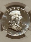 1963 Proof Franklin Silver Half Dollar Ngc Pf68 Cameo