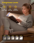 Usb Rechargeable Book Light For Reading In Bed  Portable Clip-on Led Reading Lig
