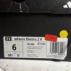 Adidas Adizero Electric 2 White   Gold Cleats Size 6 - Id1468