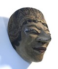 Antique Wood Javanese Dance  Court Mask  Topeng  Indonesia Hand Carved   Painted