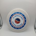 Vintage 1977  Wham O All American Frisbee Toy Children s Original Red White Blue