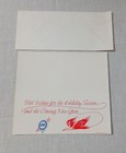 Vintage Pure Oil Company Firebird Gas Station Dealer Christmas Card Unused Nos