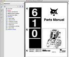 Bobcat 610 Loader Skid Steer Illustrated Parts Manual Catalog Improved Usb Or Dl