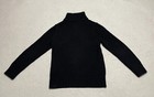 Polo Ralph Lauren Sweater Boys Size 7 Black Long Sleeve 1 4 Zip Knit Pullover