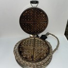 Vintage Round Electric Waffle Iron