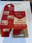 Cardboard Coca-cola Handy Bottle Holder  Advertising Piece Coke For Car Original