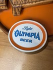 1970   s Olympia Light Beer Sign Brewing Tumwater 8-ball Pool  Vintage