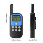 1 2 3 Pet Dog Wireless Electric Fence Containment System Training Collar Shock