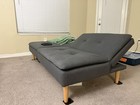 Dark Gray Futon Sofa      70 Obo