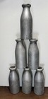 6 Vtg Aluminum Knock Down Carnival Milk Bottles Amusement Park Carnival Game