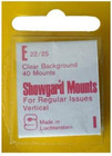 Pre-cut Clear Stamp Mounts Size E22 25 By