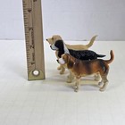 Lot Of 3 Hard Plastic Dogs  Beagle  A Golden Retriever  And A Springer Spaniel  