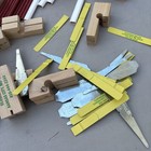 Huge Lot Masonry Tools  Line Blocks And Line Pencils Kansas City Advertising