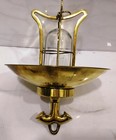 New Nautical Vintage Style Hanging Brass Bulkhead Retro Ship Light   Shade 1 Pcs