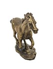 Vintage Brass Horse Signed Claudette Soulier