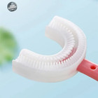2 Pc Children Kids Toothbrush U-shaped Brush Oral Teeth Cleaner Baby 2-12 Year