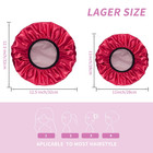 Shower Caps  Extra Large For Women Long Hair  Double Layer Waterproof Reusabl   