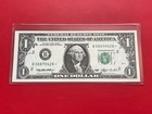1993 Star Note  1 Dollar Bill   New York   Run Print  3  -uncirculated