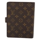 Louis Vuitton Monogram Agenda Mm Day Planner Cover R20105 Lv Auth 128793