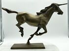Vintage Bronze Running Unicorn Sculpture  Mythical Figurine Statue 15 X 11 X 4   