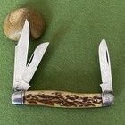 Old Vintage High Carbon Steel Camillus Big Stockman Pocket Knife
