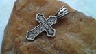 Vintage Solid Sterling Silver Orthodox Crucifix Ic Xc Nika  save And Protect 