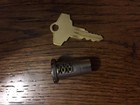 New Gumball Machine Lock    Key Oak  Northwestern  Eagle komet A a  1 4 Threaded