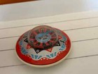 Vintage Tin Plastic Ufo Space Ship  Toy Christmas Space Era