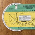 Vintage July 1947 Chesapeake And Ohio Railway Spinning Wheel Time Table Chessie