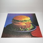 Golden Vintage Jigsaw Puzzle Cheeseburger Burger 550 Pieces 100  Complete Retro