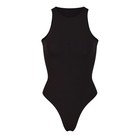 Skims Fits Everybody High Neck Bodysuit - Onyx