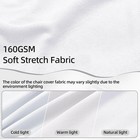1 Pack White Spandex Stretch Folding Chair Covers For Wedding Party universal