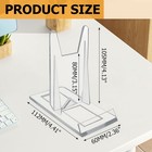 6pcs Acrylic Book Stand  Clear Easel Stand For Display  Book Display Holder Usa