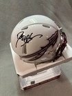 Deion Sanders Signed White Florida State Mini Helmet 5 Star Coa Auto
